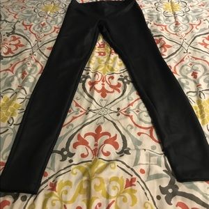 Faux leather leggings